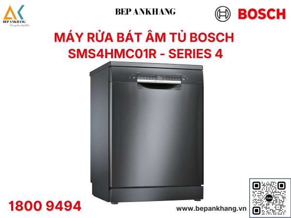 Máy rửa chén bát Bosch Serie 4 SMS4HMC01R - Điều khiển qua điện thoại